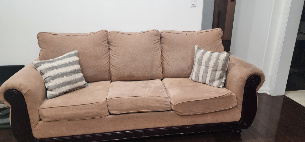 3-Piece Sofa Set with Area Rug - photo 3