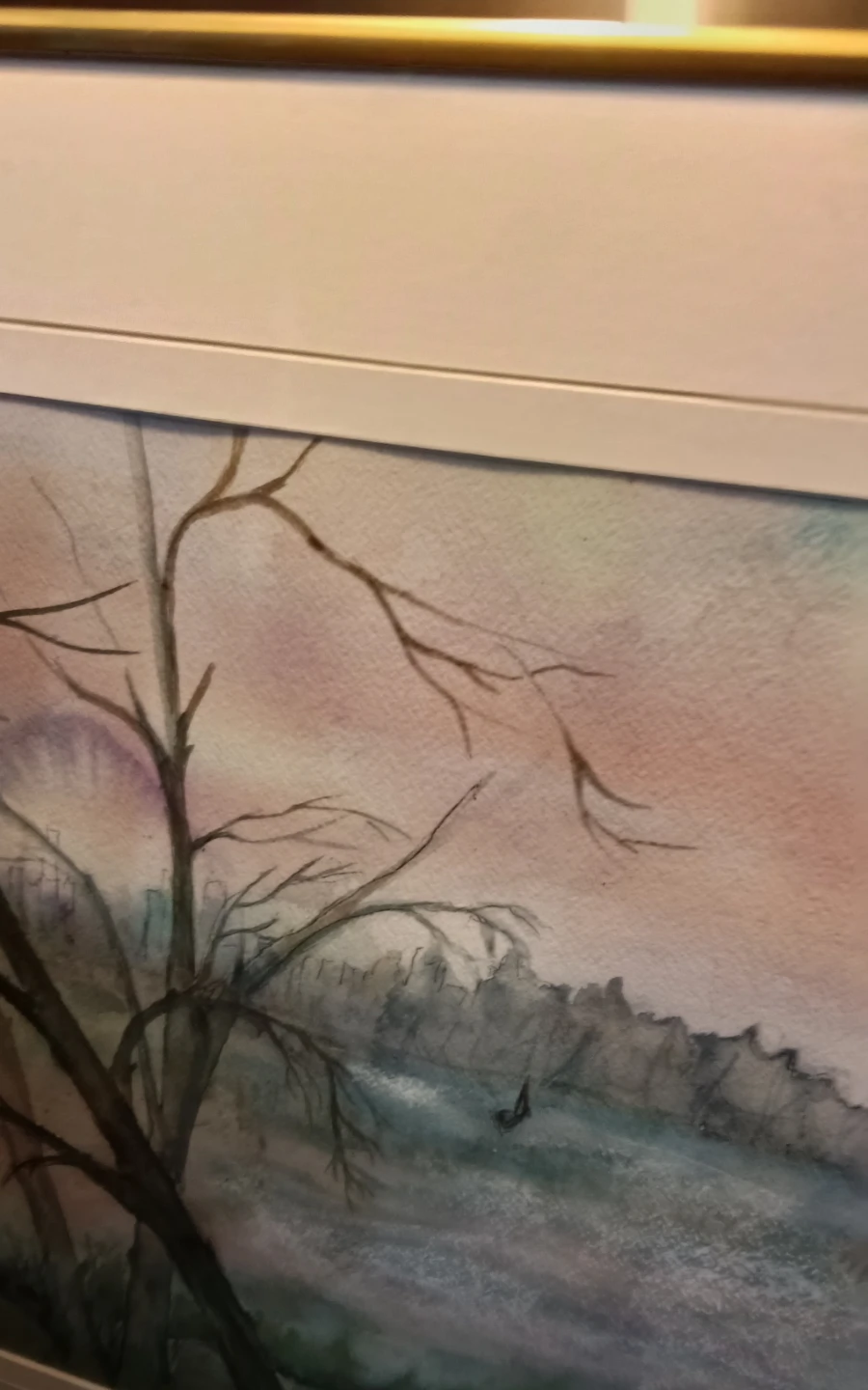 M. Francois Framed Watercolour Landscape Painting - photo 3