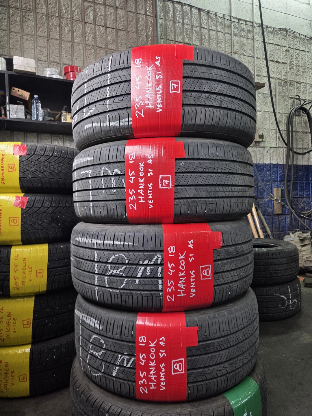 4 Hankook Ventus S1 AS Tires 235/45R18