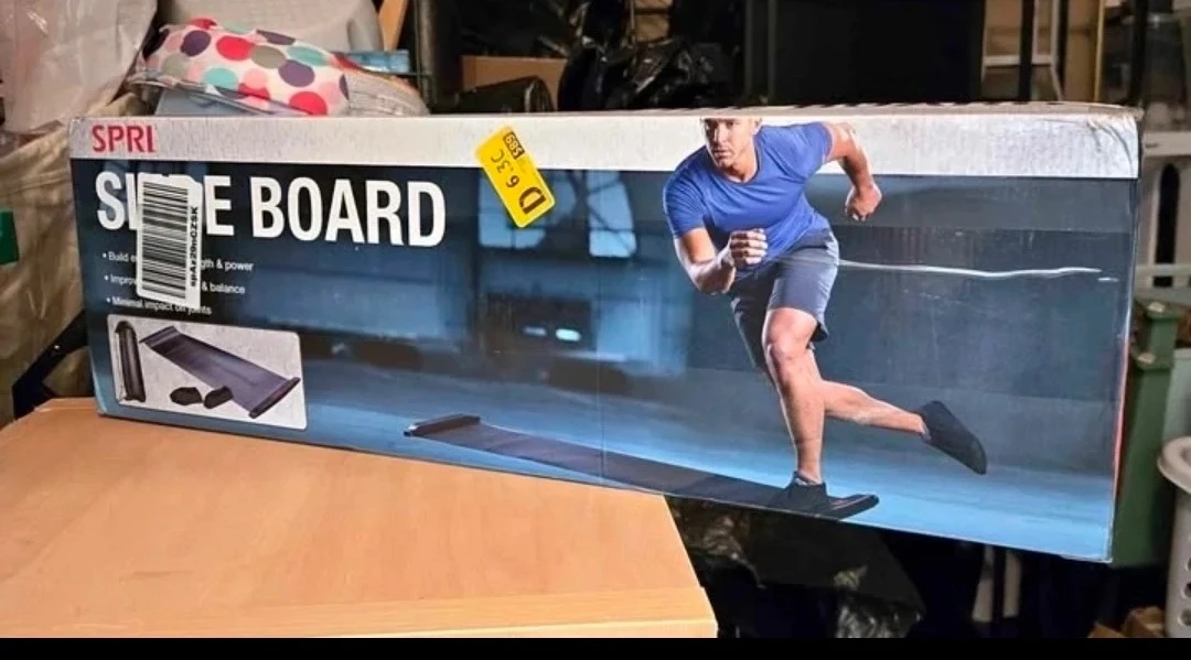 SPRI 6ft Fitness Slide Board Core Workout Kit New In Box