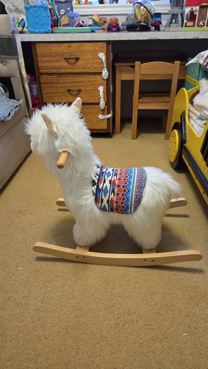 Plush Llama Rocking Horse - photo 3
