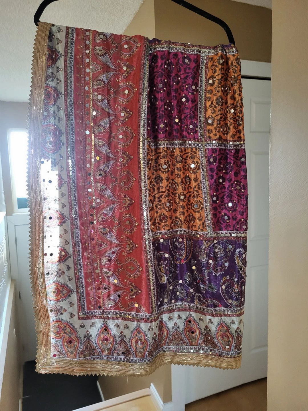 Two Decorative South Asian Scarves
