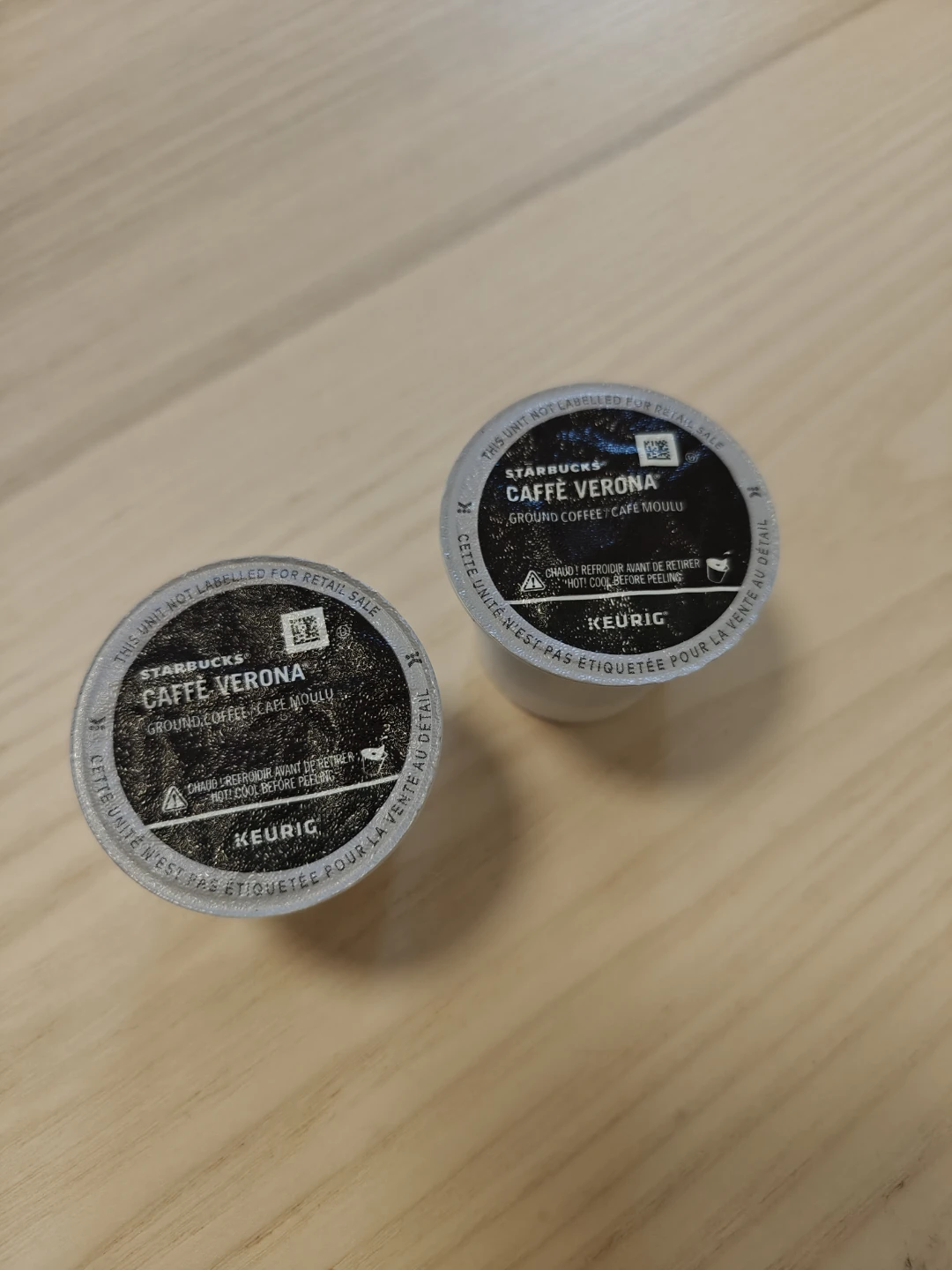 2 Starbucks Caffè Verona Keurig Coffee Pods