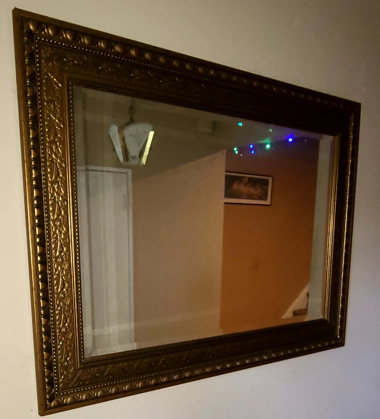 Large Ornate Gold Wall Mirror