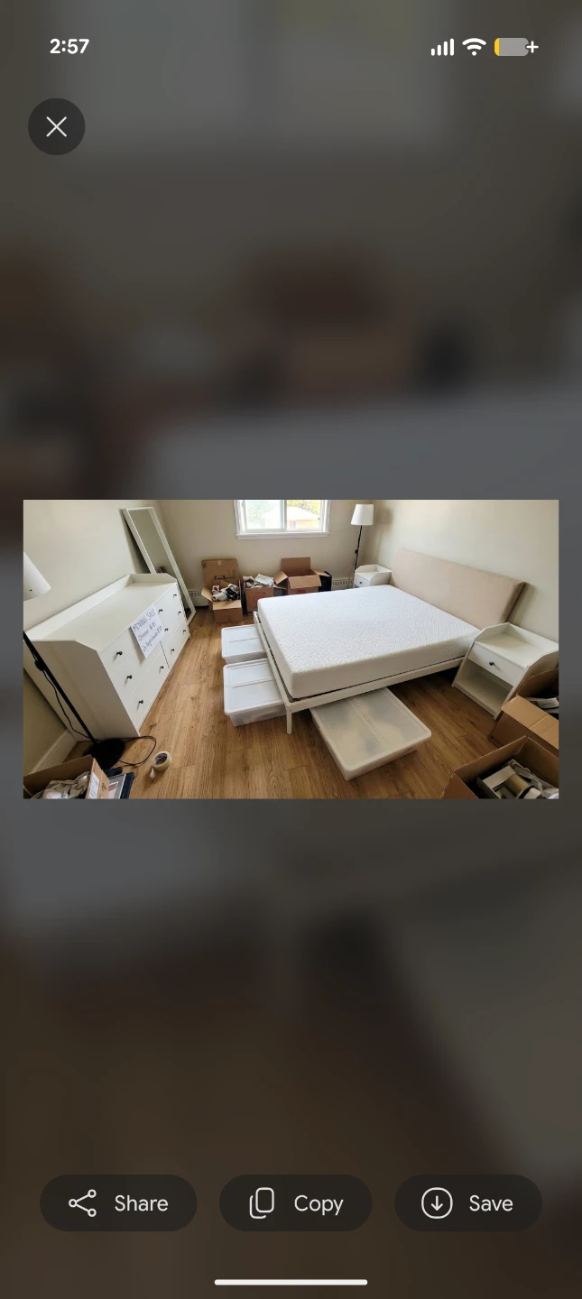 BEDROOM SET - 50% off value over $1740 Bundle -