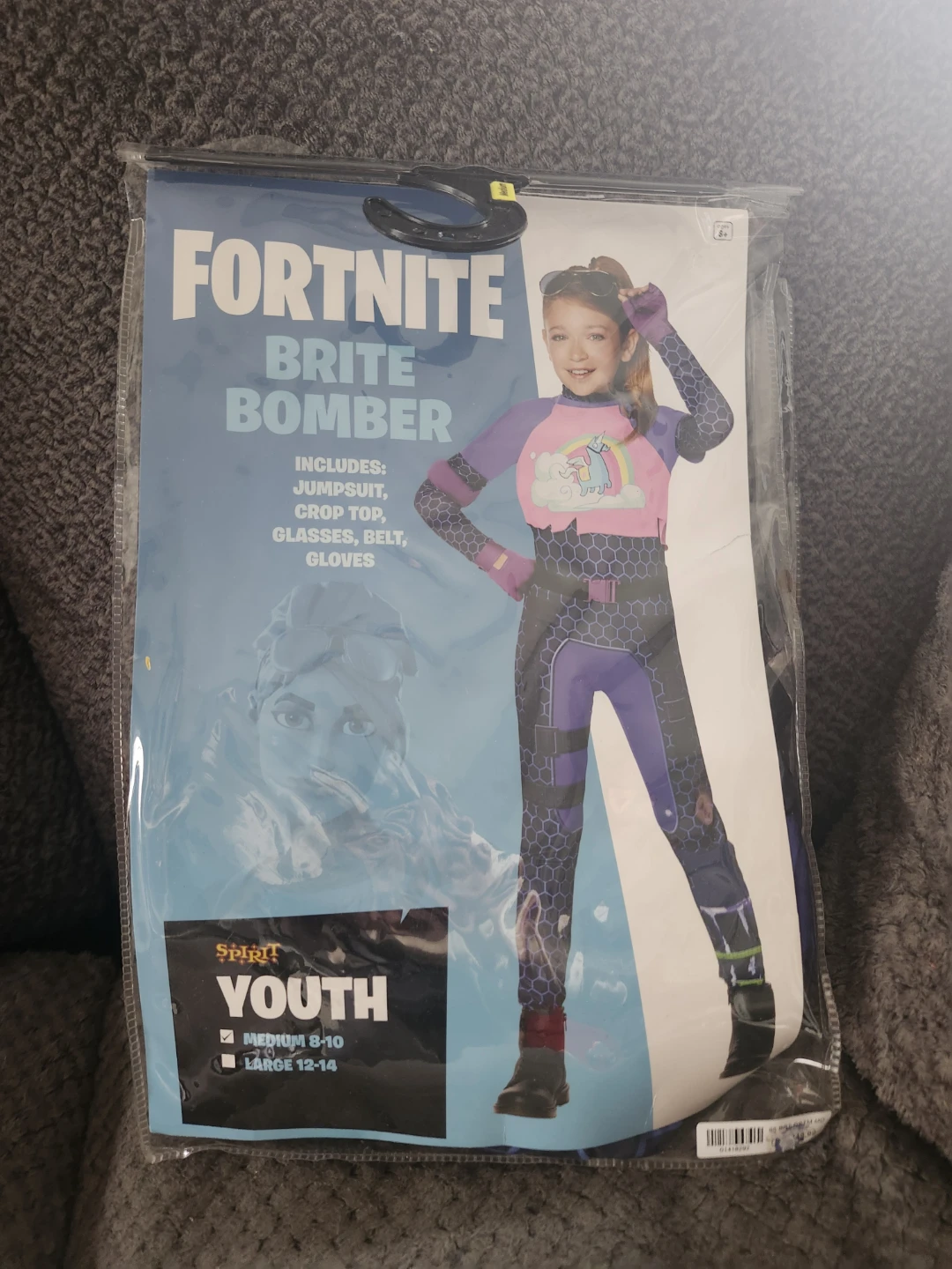 Fortnite Brite Bomber Costume Youth Medium 8-10