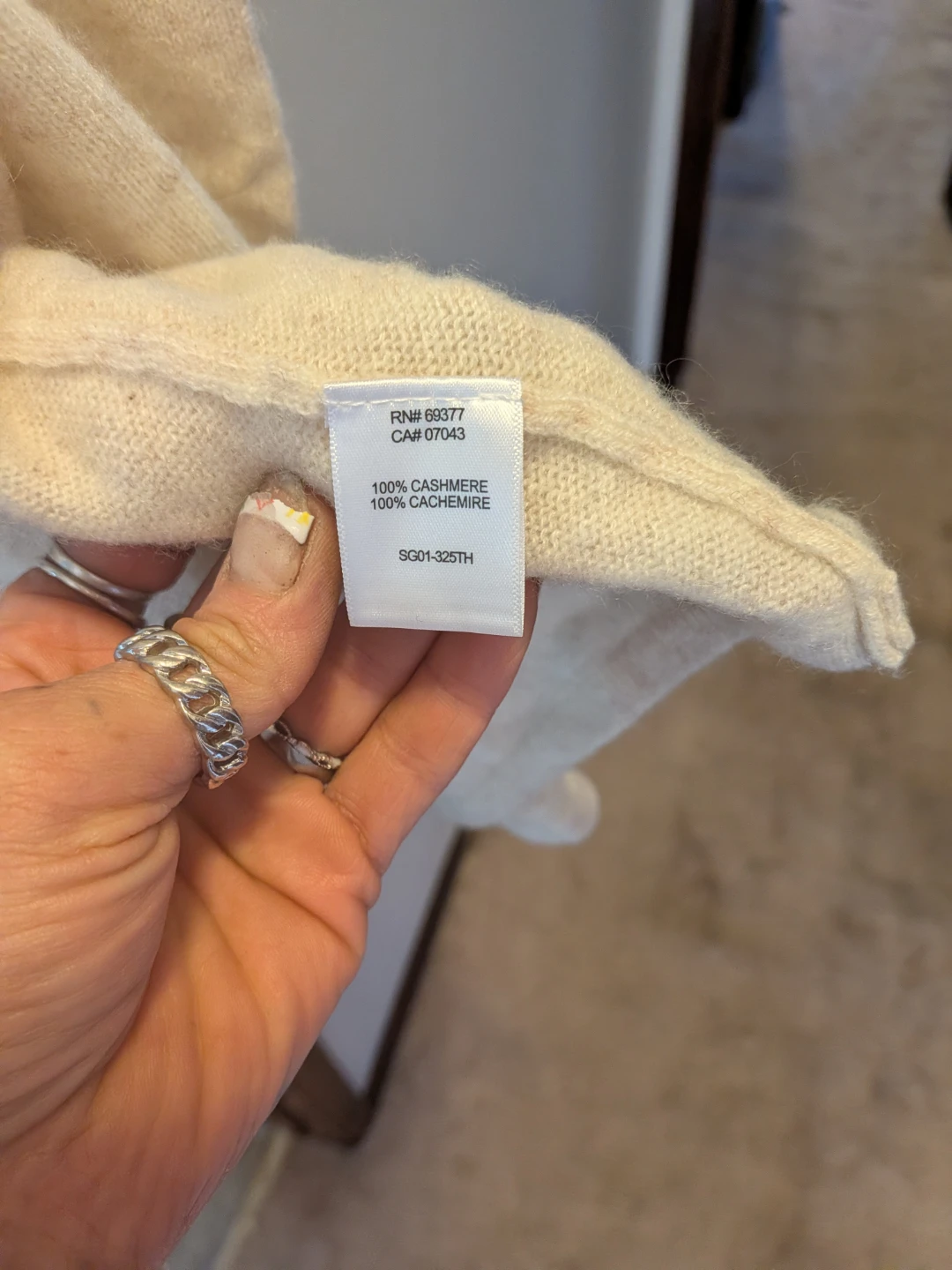 Tahari Cashmere Tank and Cardigan Set