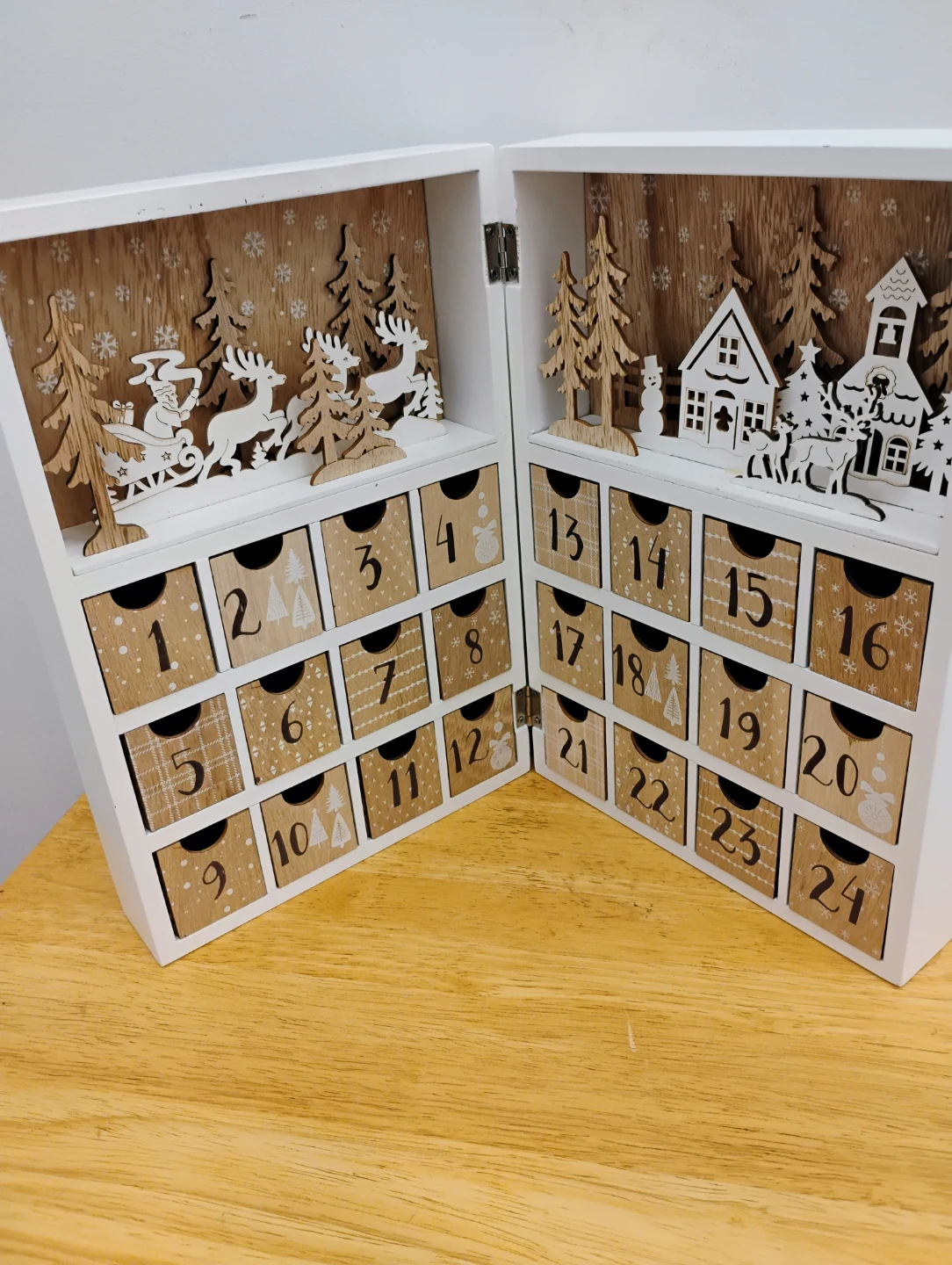 Wooden Christmas Advent Calendar