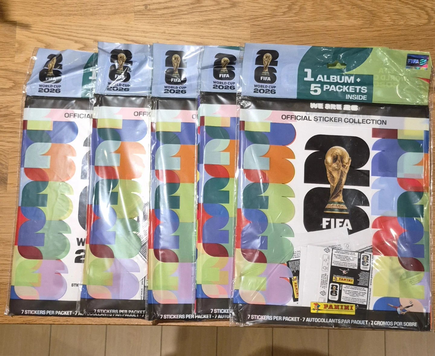 Panini FIFA World Cup 2026 Sticker Album and 5 Packets - photo 2