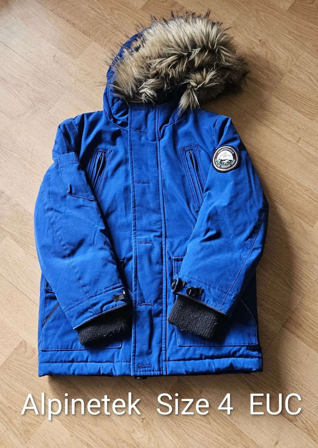 Girls Alpinetek Winter Jacket Size 4