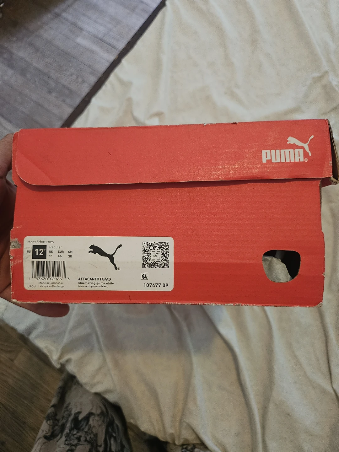 Puma Attacanto FG/AG Soccer Cleats Size 12 - photo 3