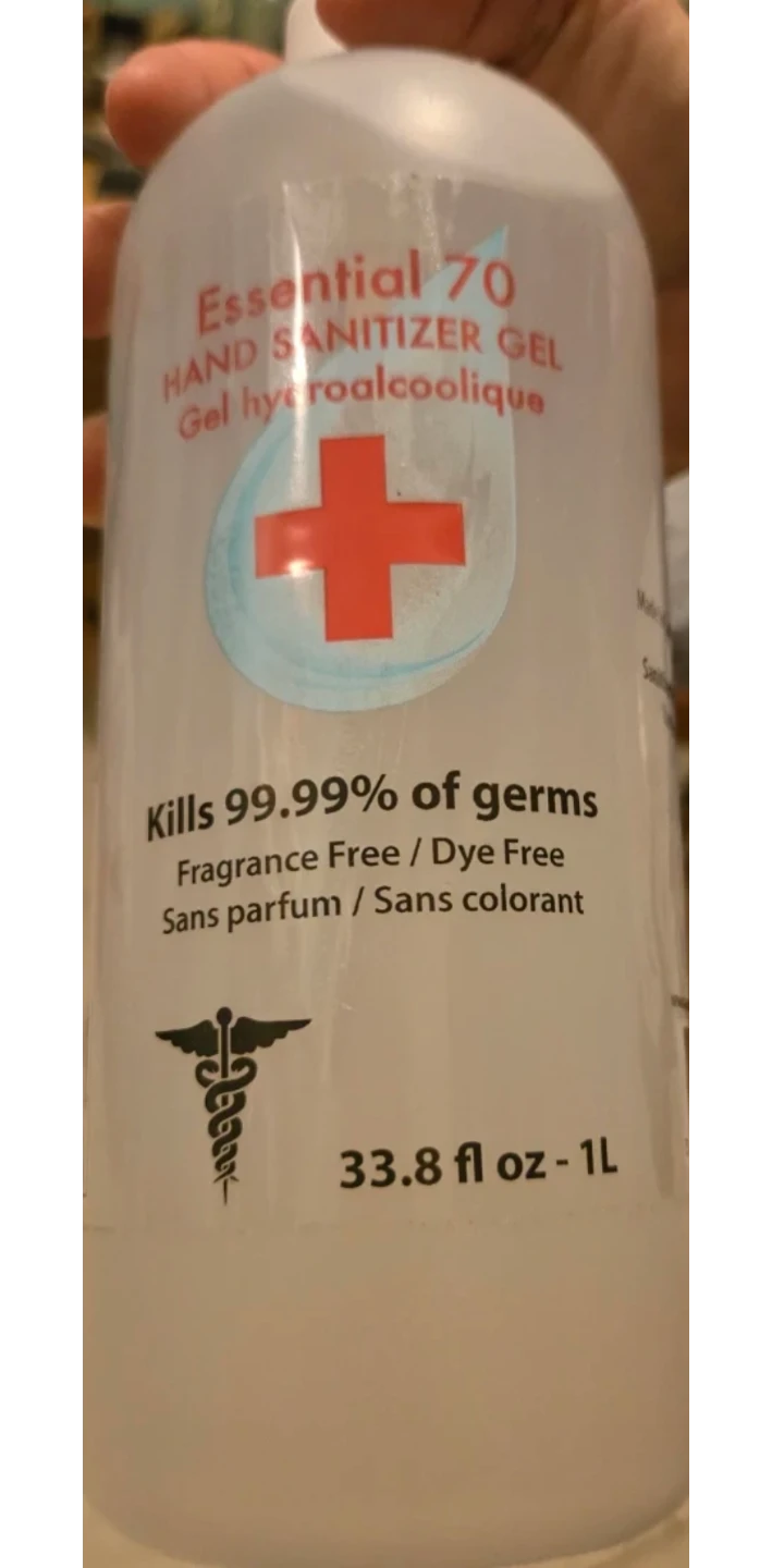 Essential 70 Hand Sanitizer Gel 1L
