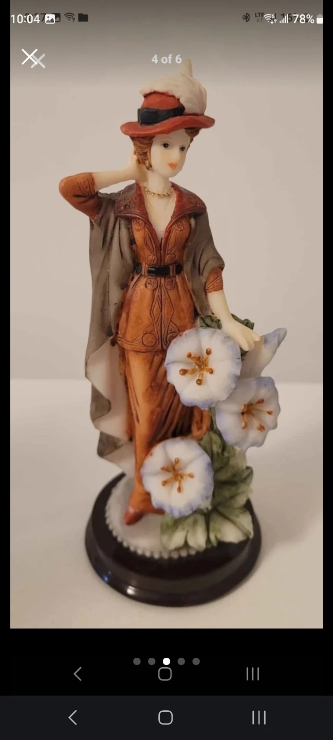 Victorian Style Lady Figurine - photo 3