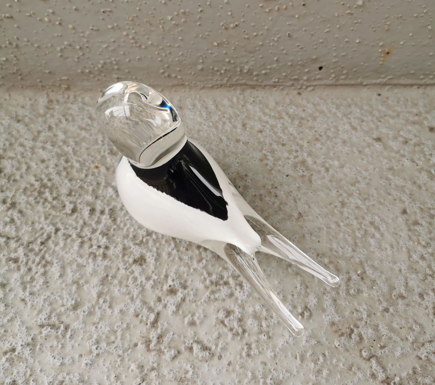 Vintage Blown Art Glass Swallow Bird Figurine - photo 3