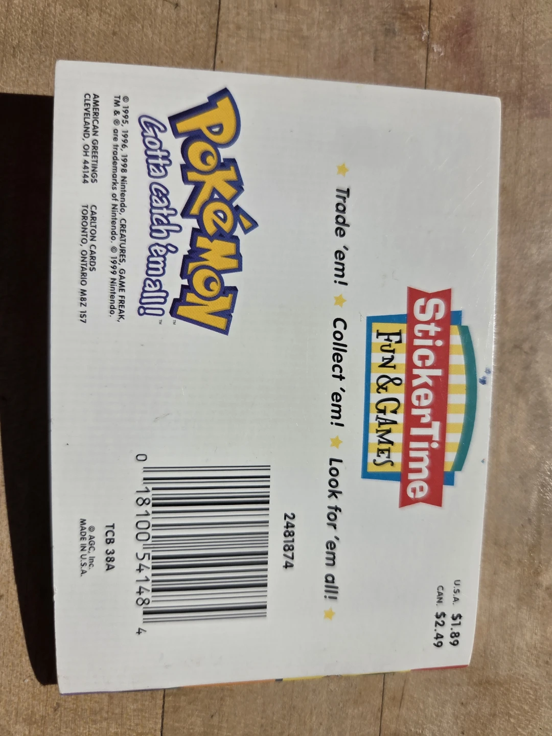 VINTAGE POKEMON STICKERS - photo 4