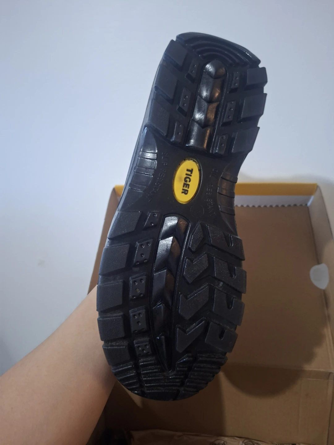 Tiger King Leather Steel Toe Safety Work Boots (BNWT, US 8) - photo 5