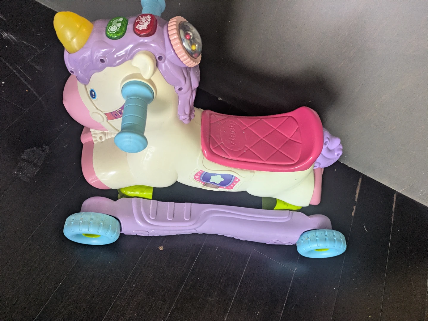 VTech Unicorn 2-in-1 Ride-on Toy