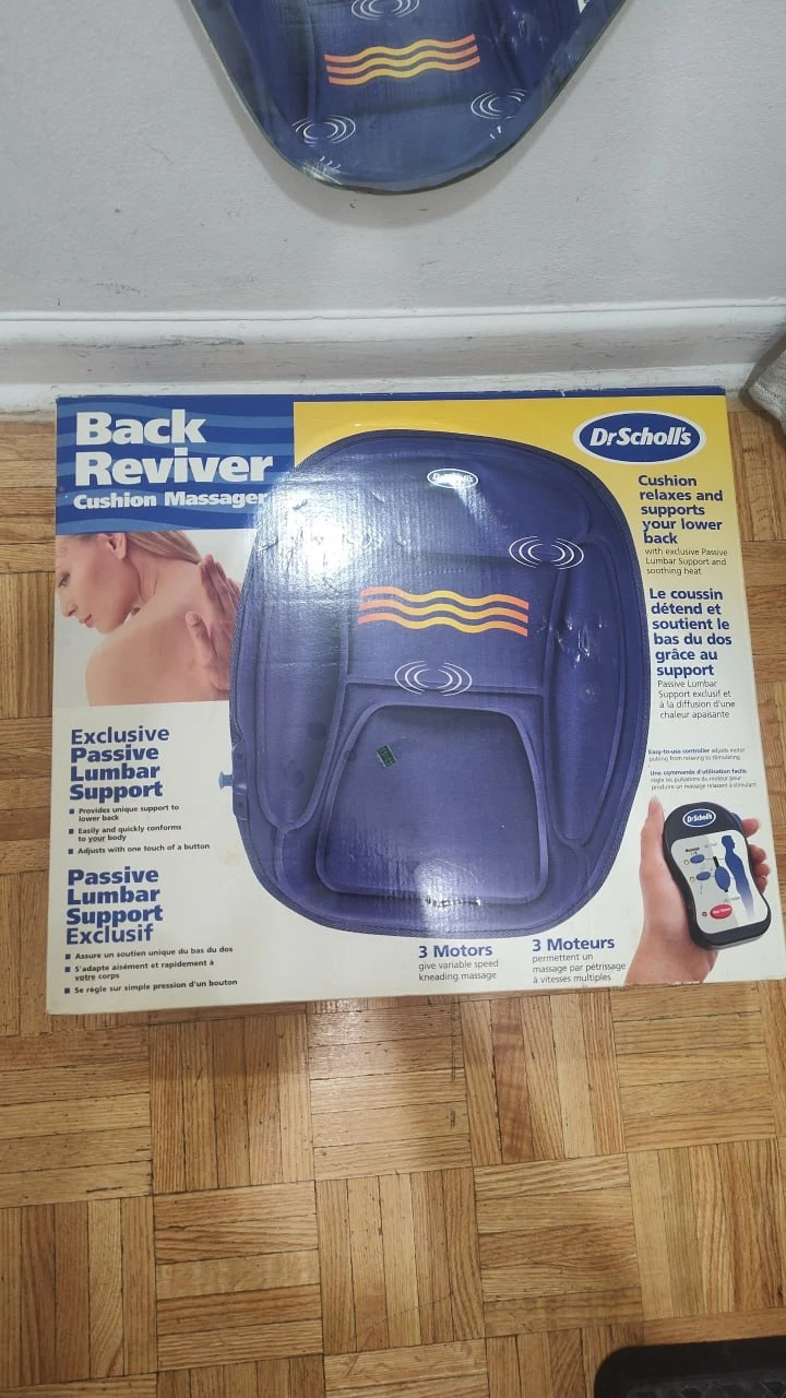 Dr. Scholl's Back Reviver Cushion Massager with Heat & Car A - photo 4