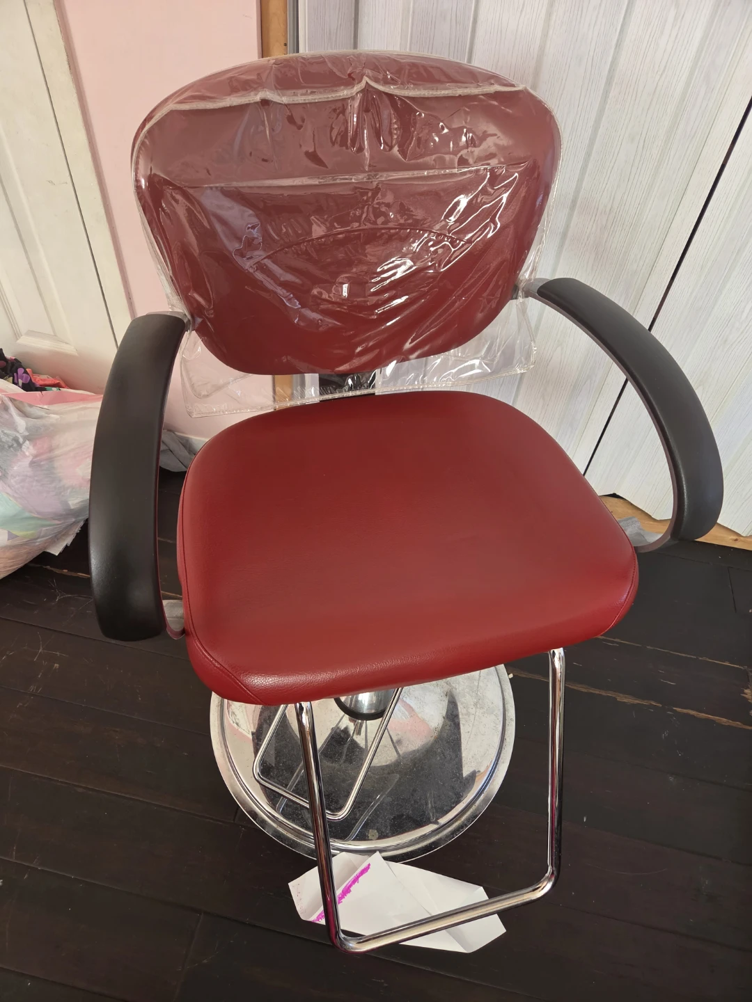 Red Salon Styling Chair - photo 3