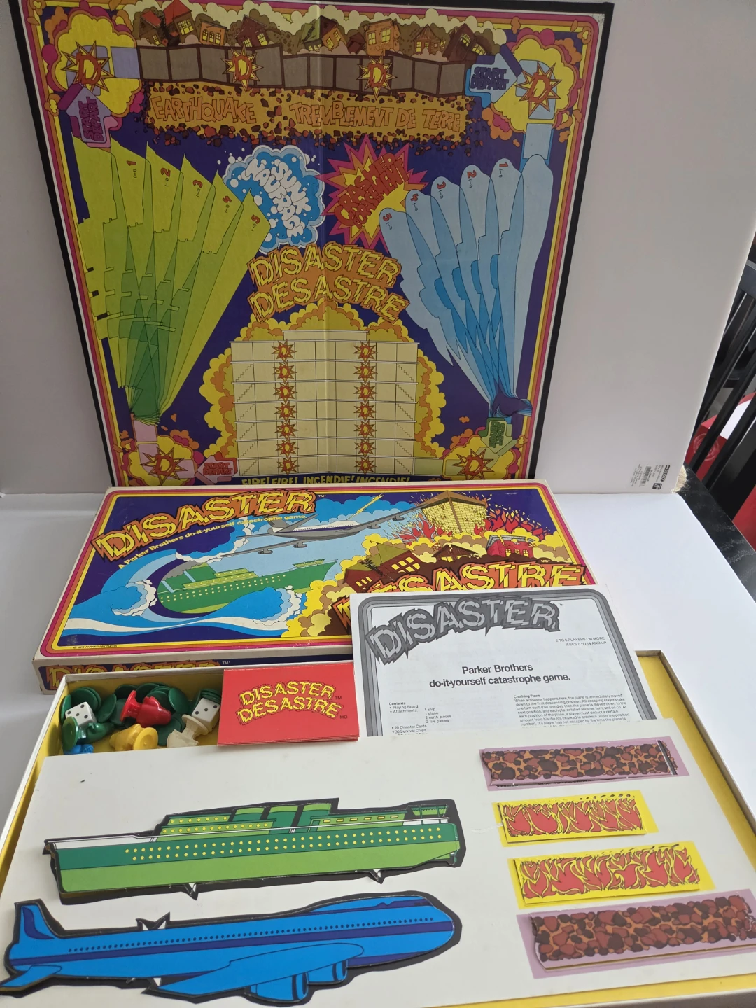 Vintage 1979 Parker Brothers Disaster Board Game - photo 2