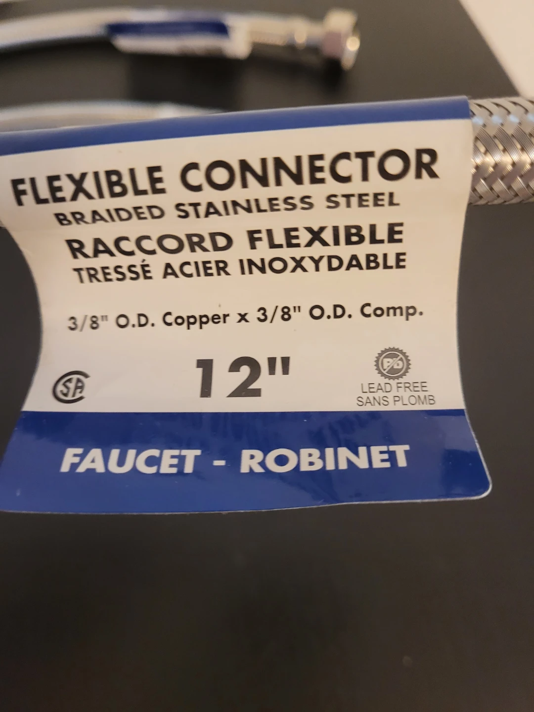 4 Aqua-Dynamic Braided Stainless Steel Flexible Connectors - photo 3