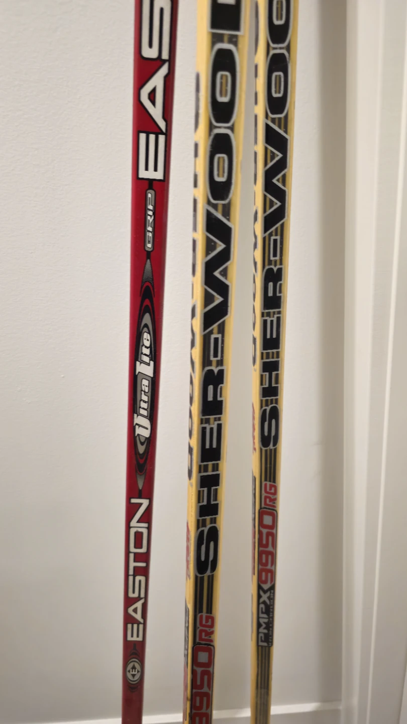 3 Used Hockey Sticks - Easton & Sher-Wood - photo 2