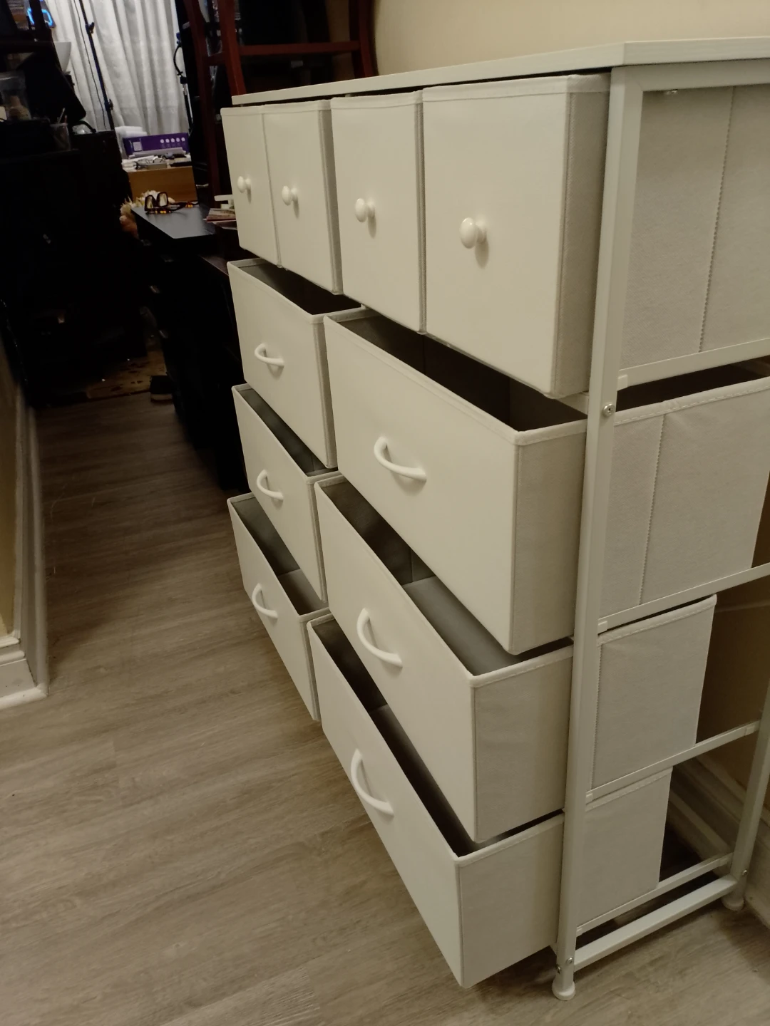 White 10-Drawer Storage Dresser - photo 4