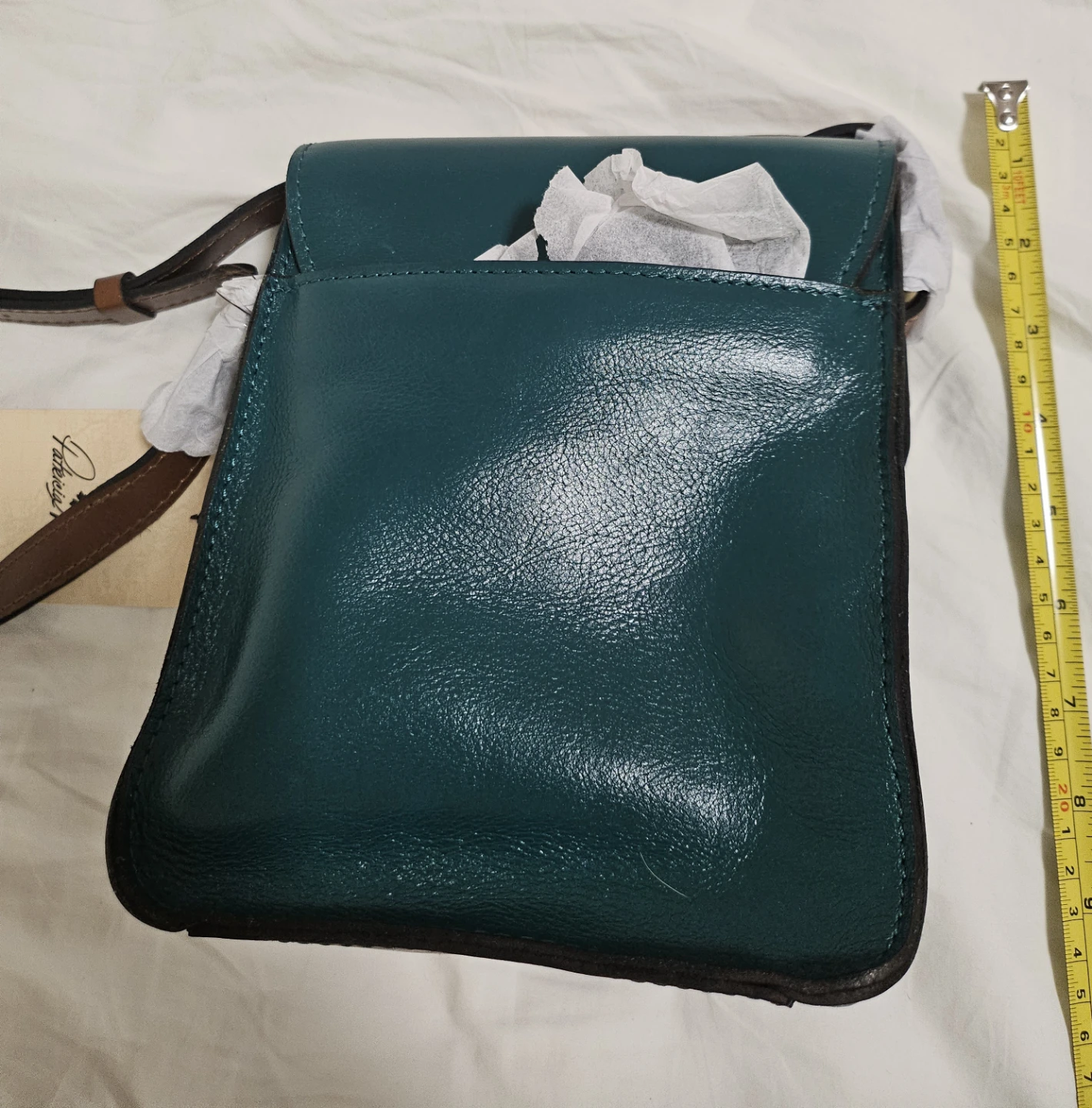 Patricia Nash Teal Leather Crossbody Bag - photo 3