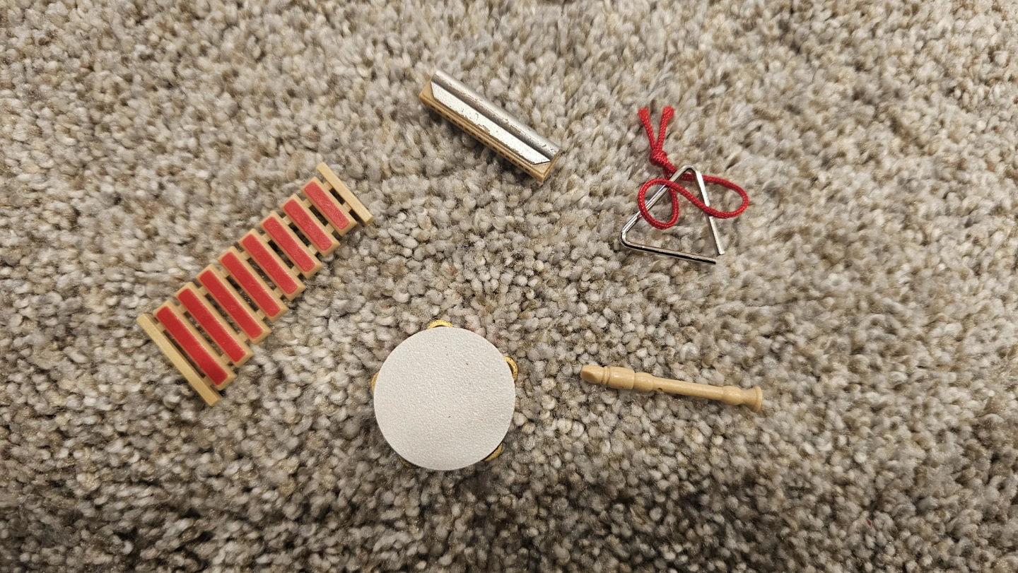 Sylvanian Families Music Lesson Instrument Lot