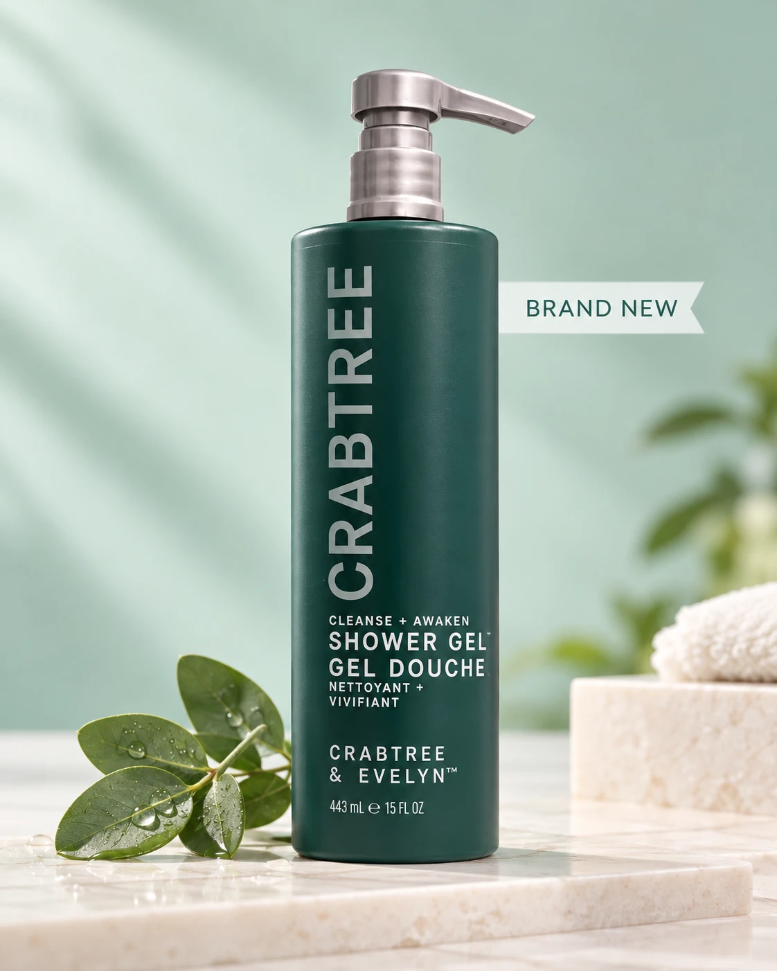 Crabtree & Evelyn Cleanse + Awaken Shower Gel