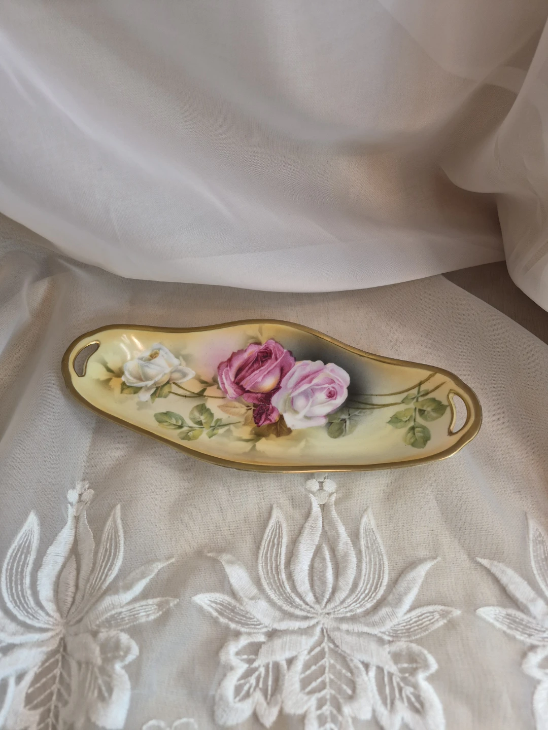 Vintage R.S. Germany Oblong Serving Dish From 1930