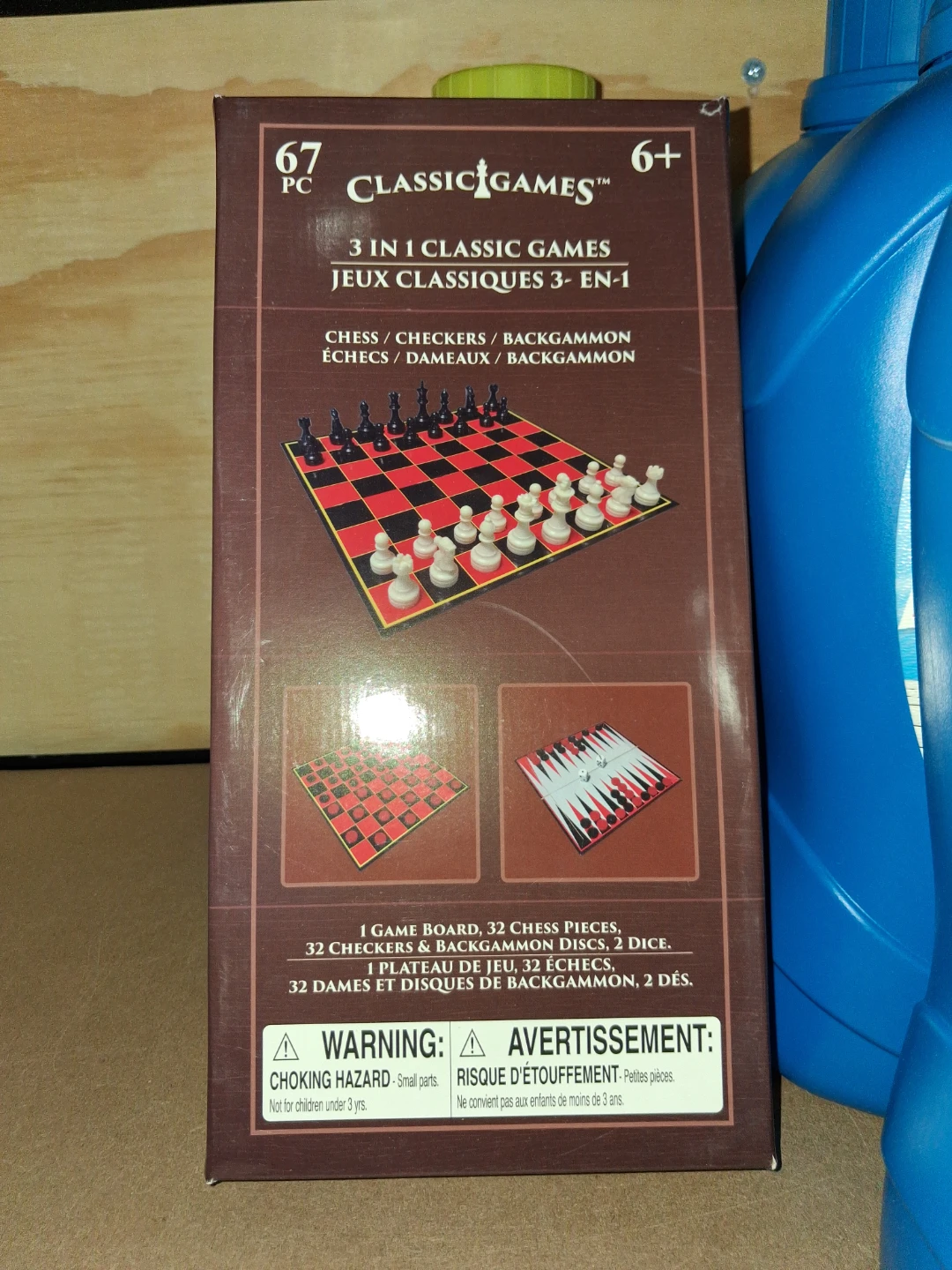 Classic Games 3-in-1 Game Set