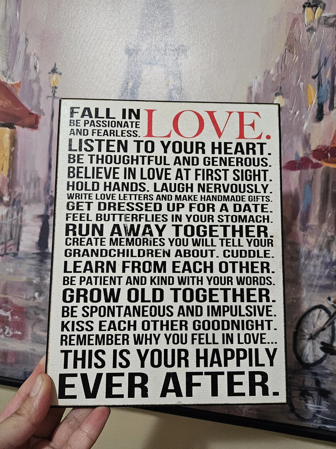 Love Life Decorative Wall Sign - photo 2
