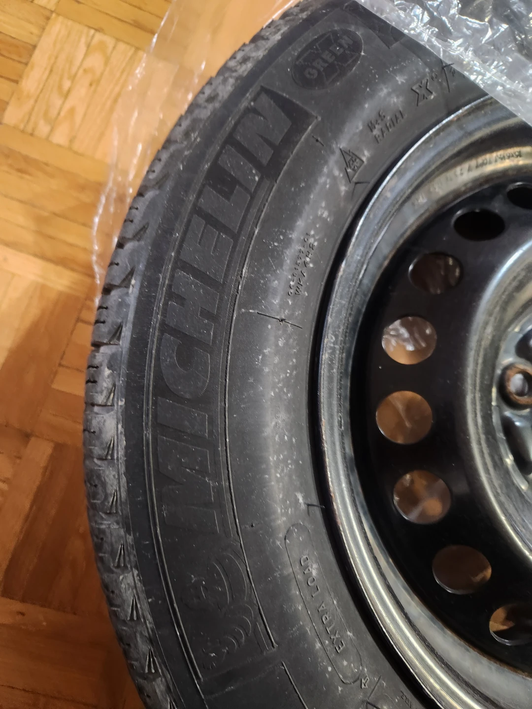 Civic winter tires with rim 205 65 R15 michellinx ice snow tires - photo 4