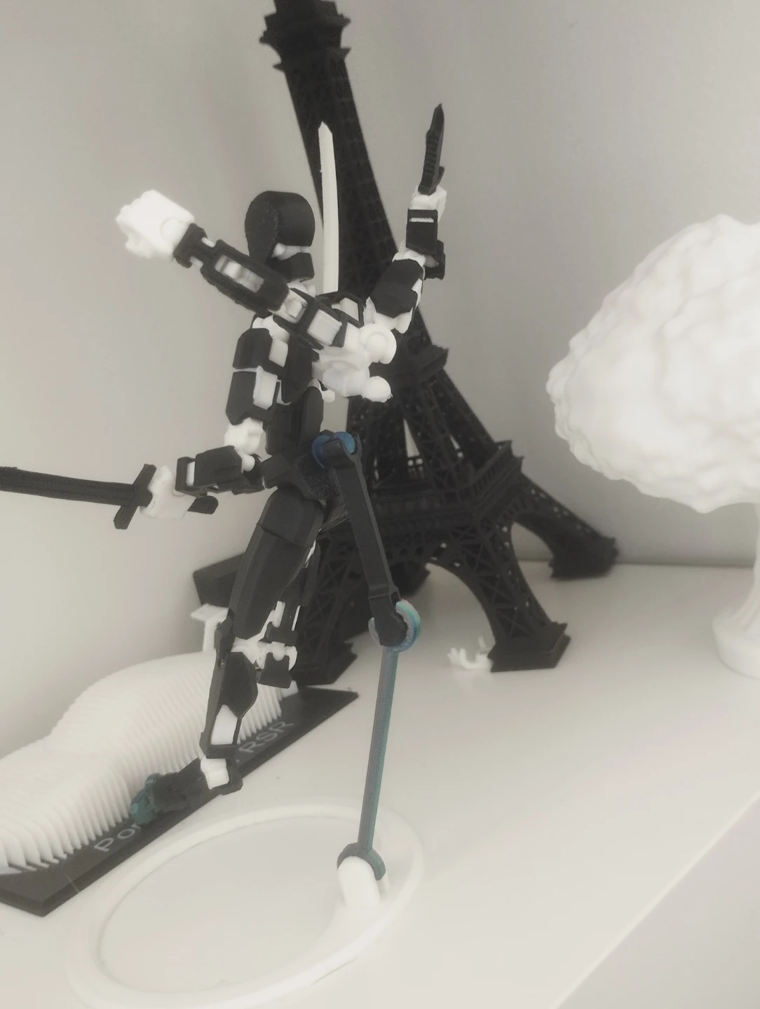 3D Printed Articulated Action Figure dummy 13 - photo 3