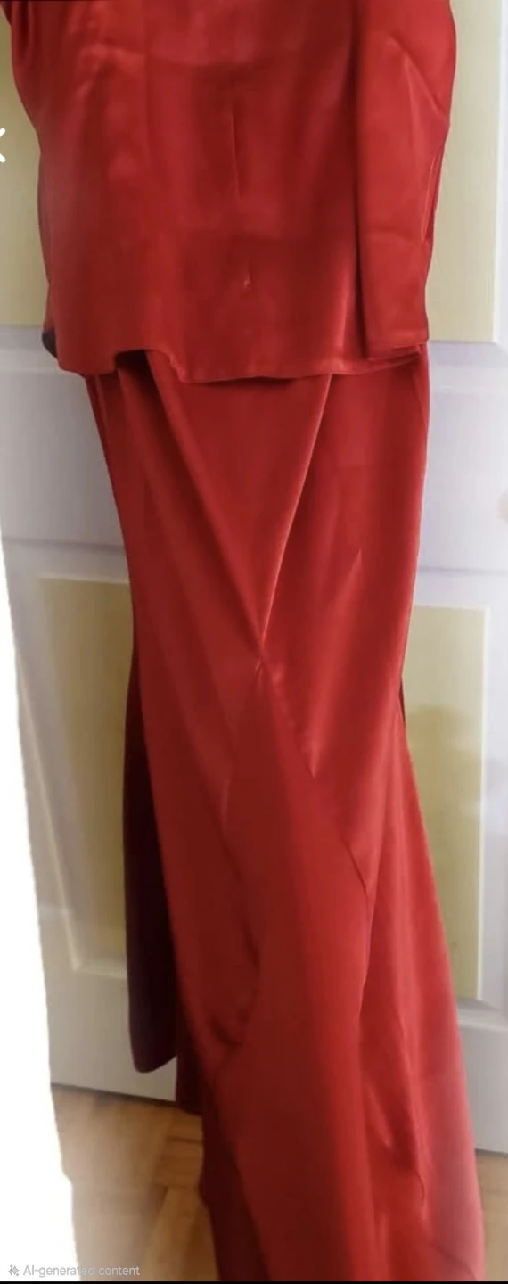 New Red Beaded Two-Piece Formal 14p Dress - photo 5