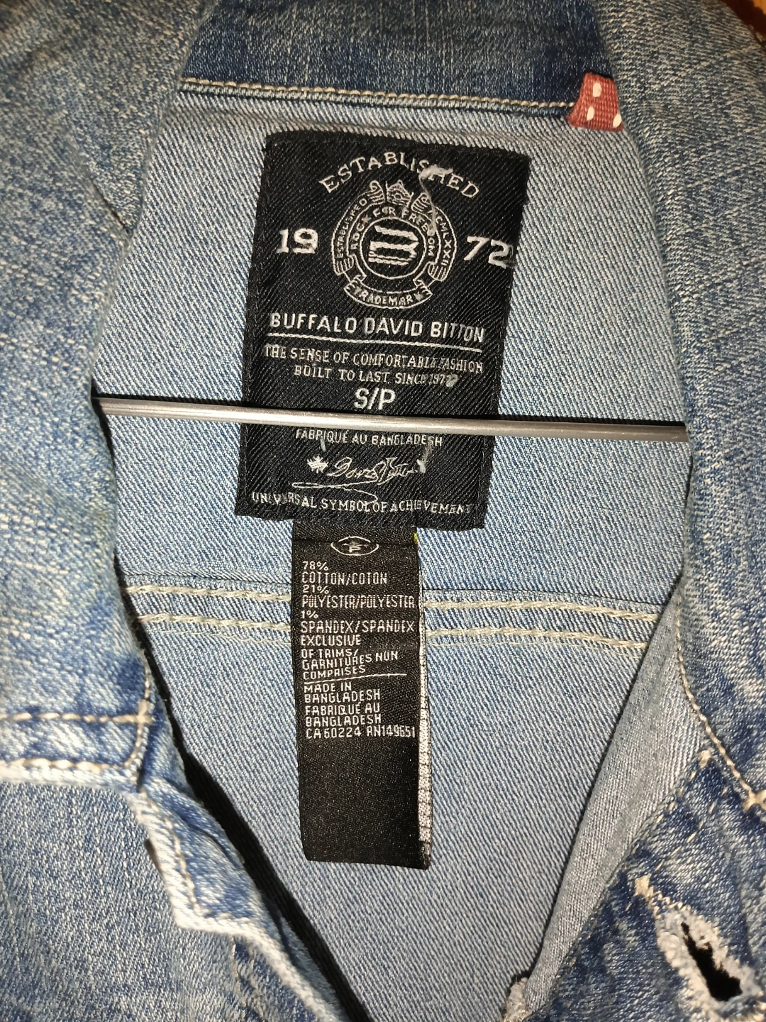 Buffalo David Bitton Denim Jacket Small - photo 4