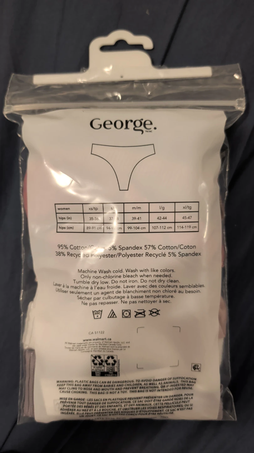 George Women's Thongs 6-Pack - photo 2