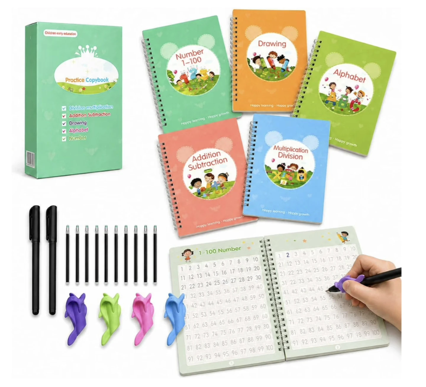 Magic Grooved Writing Practice Book