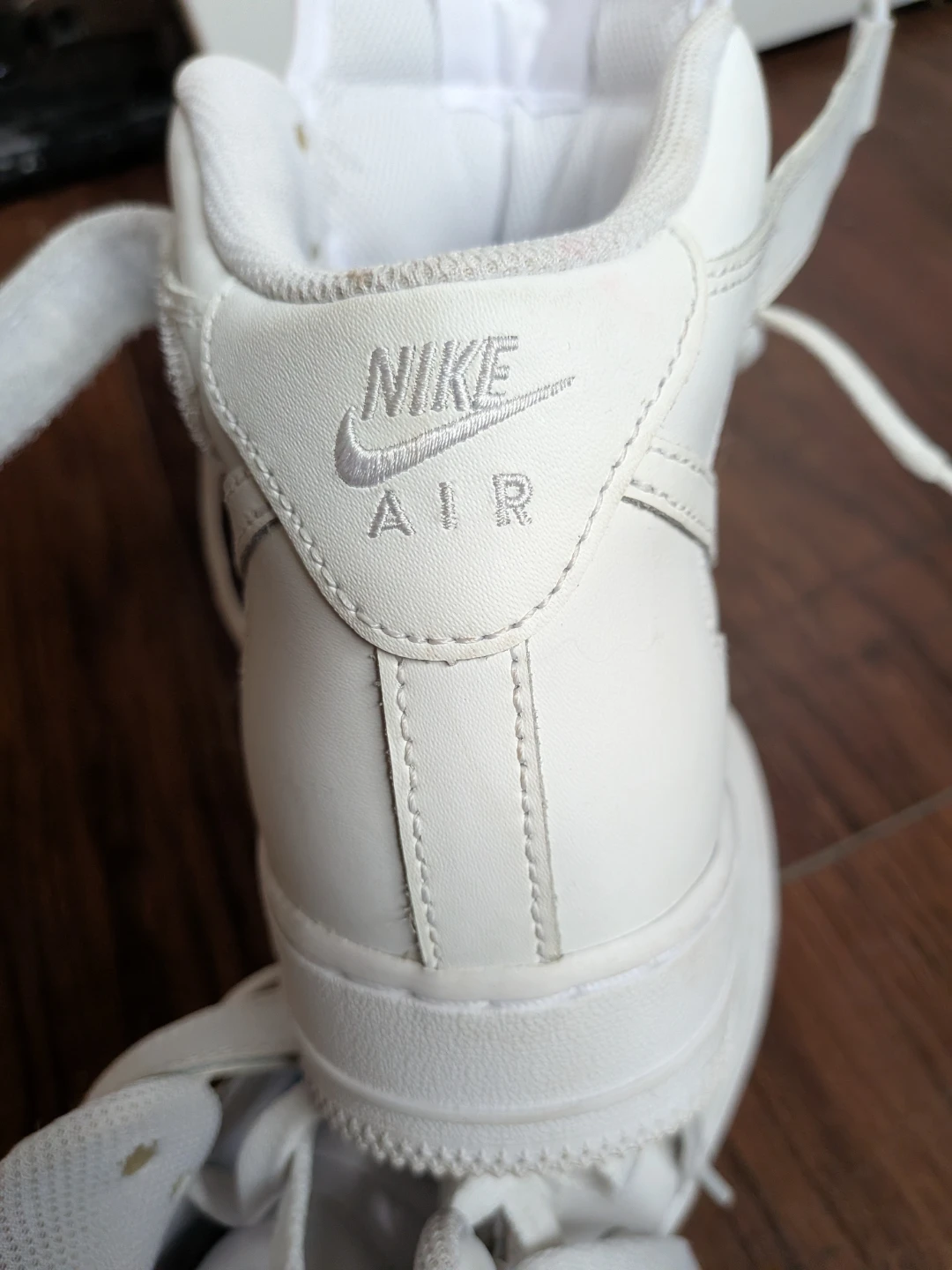 Nike Air Force 1 High White Sneakers - photo 3