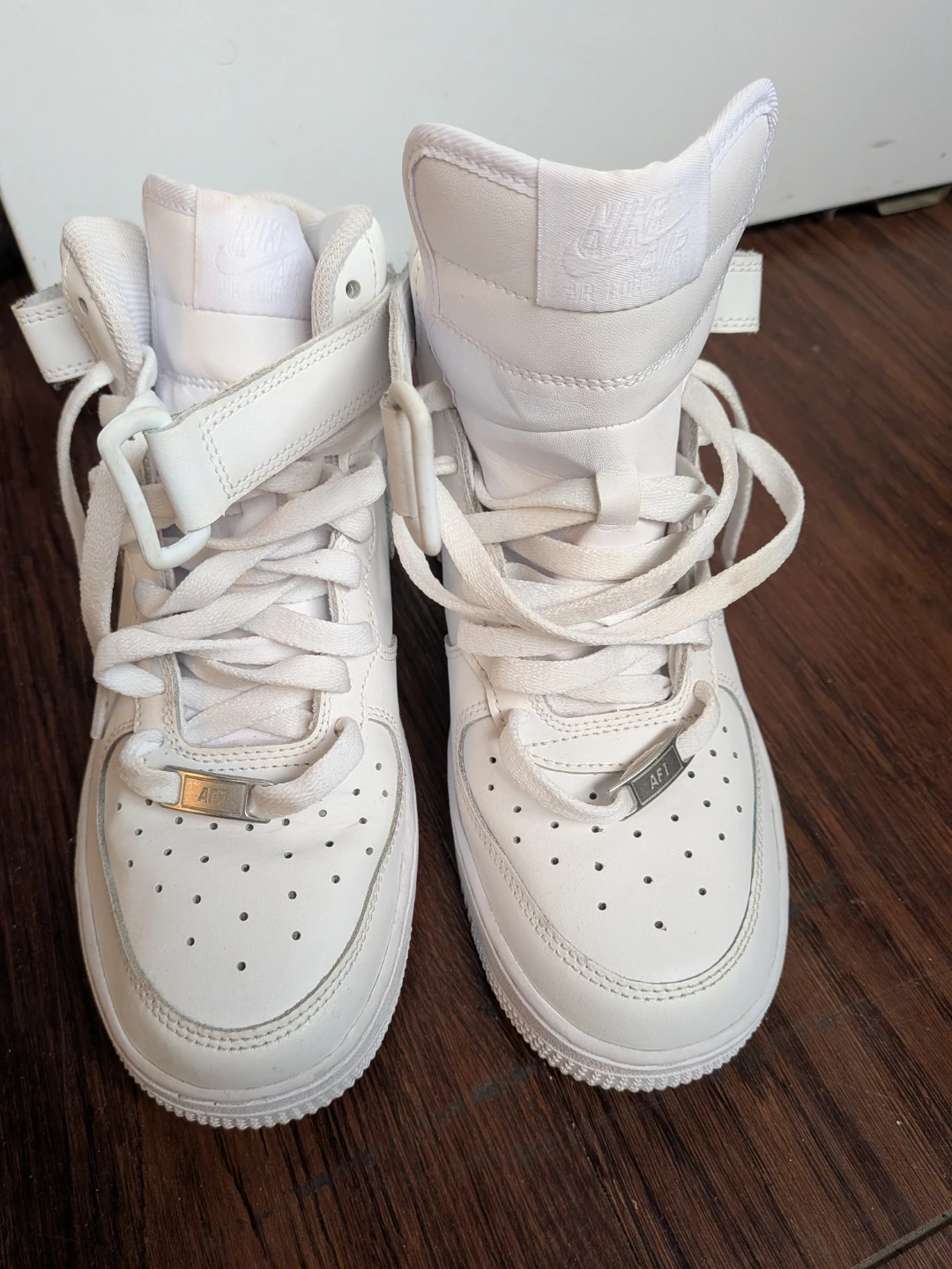Nike Air Force 1 High White Sneakers - photo 4