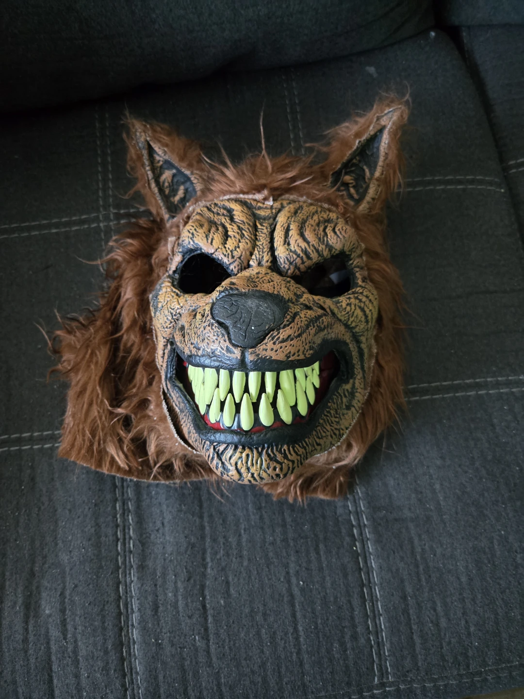 Werewolf Halloween Costume Mask-MOVABLE MOUTH