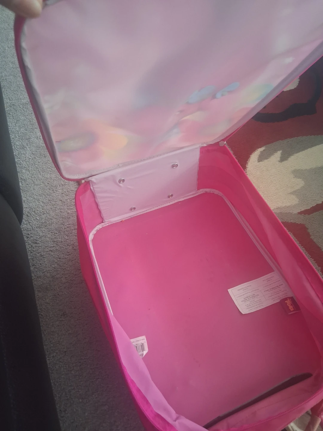 Trolls Pink Kids Rolling Suitcase - photo 3