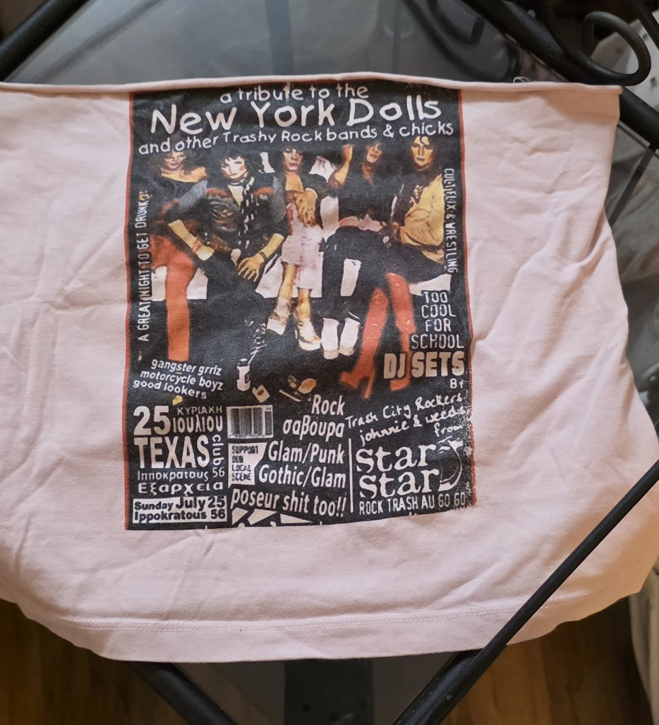 New York Dolls Tribute Graphic Tube Top