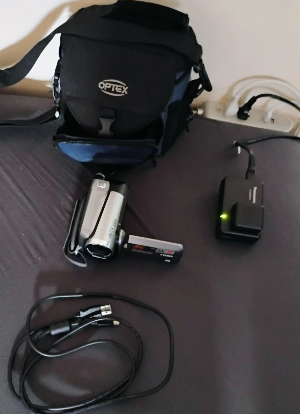 Panasonic HDD Camcorder with Bag and Accessories