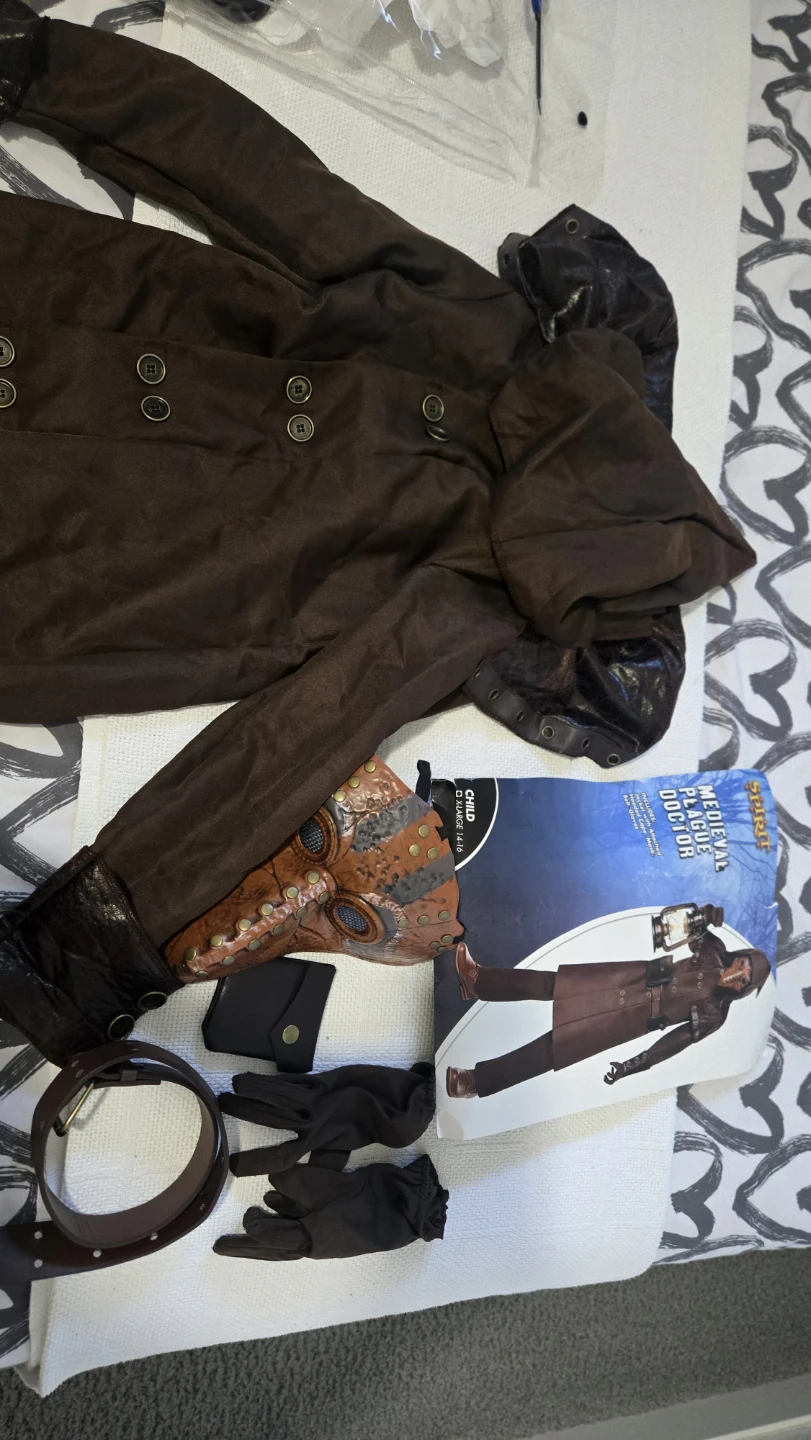 Spirit Halloween Medieval Plague Doctor Costume XL Youth - photo 2
