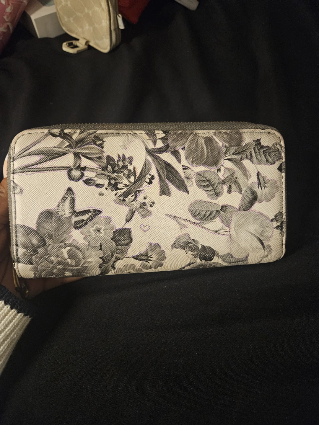 Floral Print Double Zip Wallet - photo 4