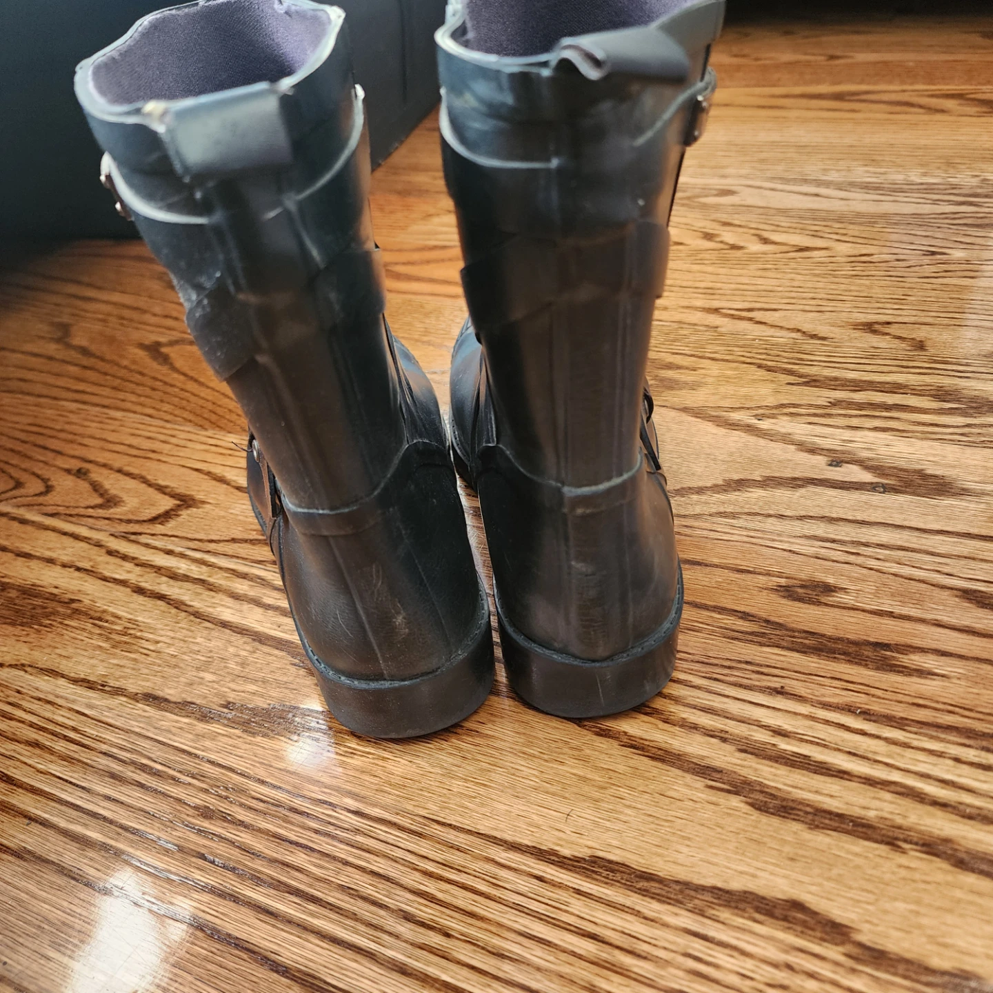 Coach Lester Black Rubber Rain Boots - photo 3