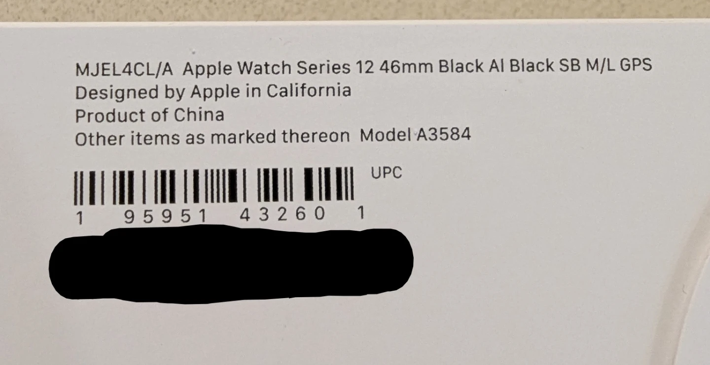 NEW-IN-BOX: Apple Watch Series 12 46mm Black Aluminum GPS - photo 5