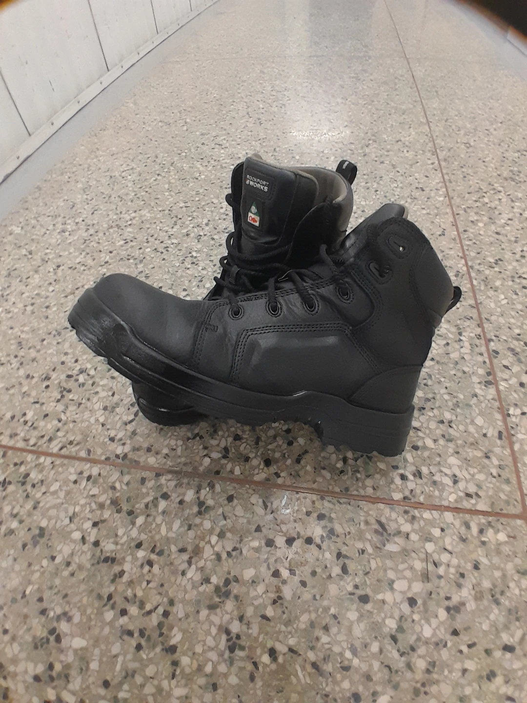 Rockport Works Safety Boots Solid Men's Size 13W